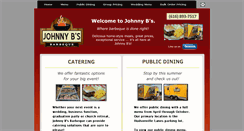 Desktop Screenshot of johnnyb-bbq.com